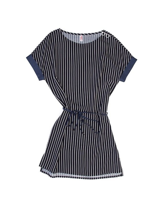 Women's tunic CONTE ELEGANT LTH 728, s.164-84-90, dark blue-white - 4