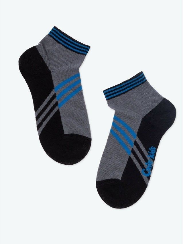 Children's socks CONTE-KIDS ACTIVE, s.16, 955 grey-dark blue - 2
