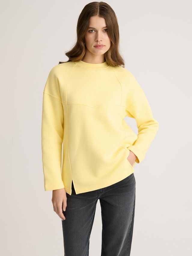 Women's polo neck shirt CONTE ELEGANT LD 2832, s.170-92, panna cotta - 2