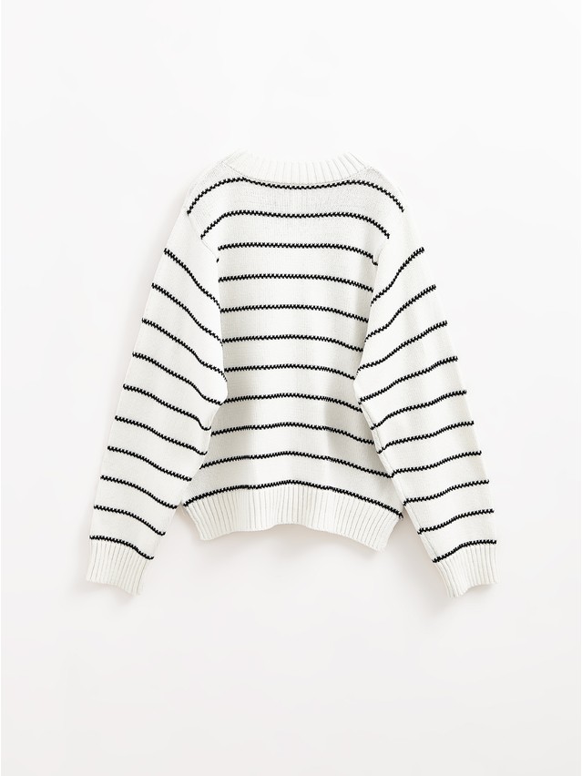 Women's pullover CONTE ELEGANT LDK24114, s.170-84, ecru-black - 9