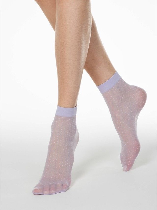 Women's socks CONTE ELEGANT FANTASY, s.23-25, violet - 1