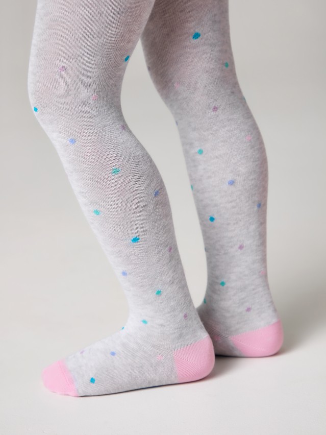 Children's tights CONTE-KIDS TIP-TOP, s.104-110 (16),711 light grey - 4