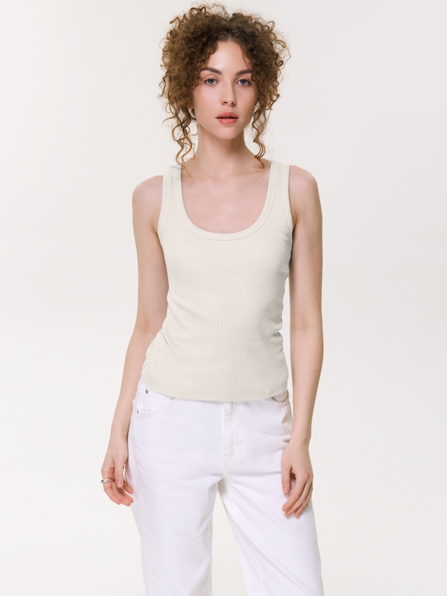 Women's tank top CONTE ELEGANT BASIC COLLECTION LM 5021, s.170-84, ecru - 1