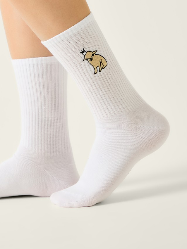 Women's socks CONTE FANTASY, s.23-25, 1080 white - 1