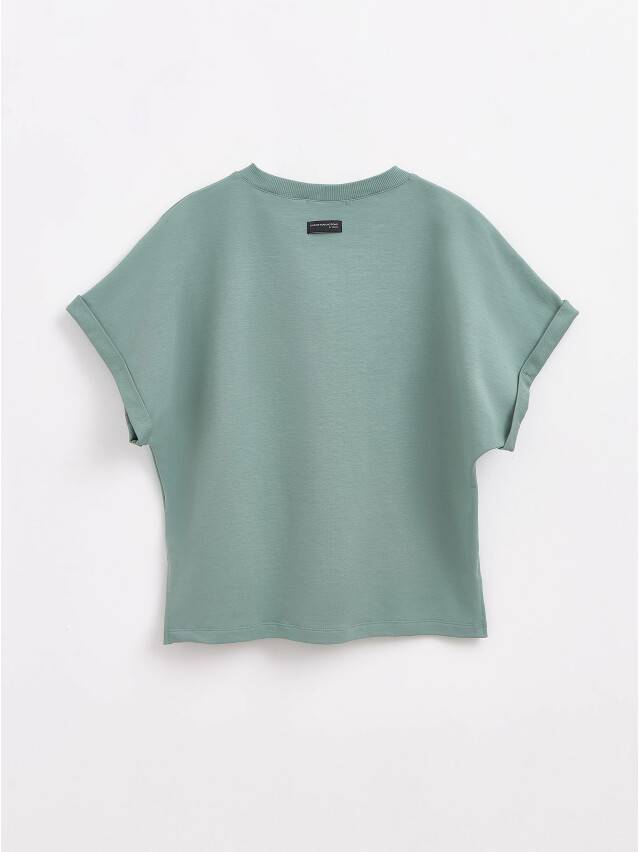 Women's polo neck shirt CONTE ELEGANT LD 1630, s.170-84, green - 5