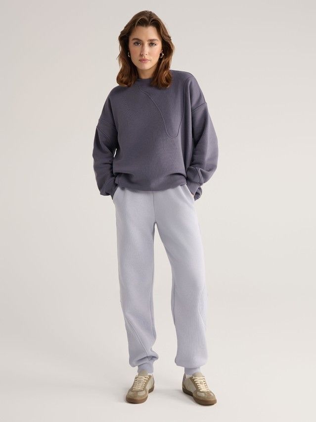 Women's trousers CONTE ELEGANT LBK 2841, s.170-102, pearl blue - 1