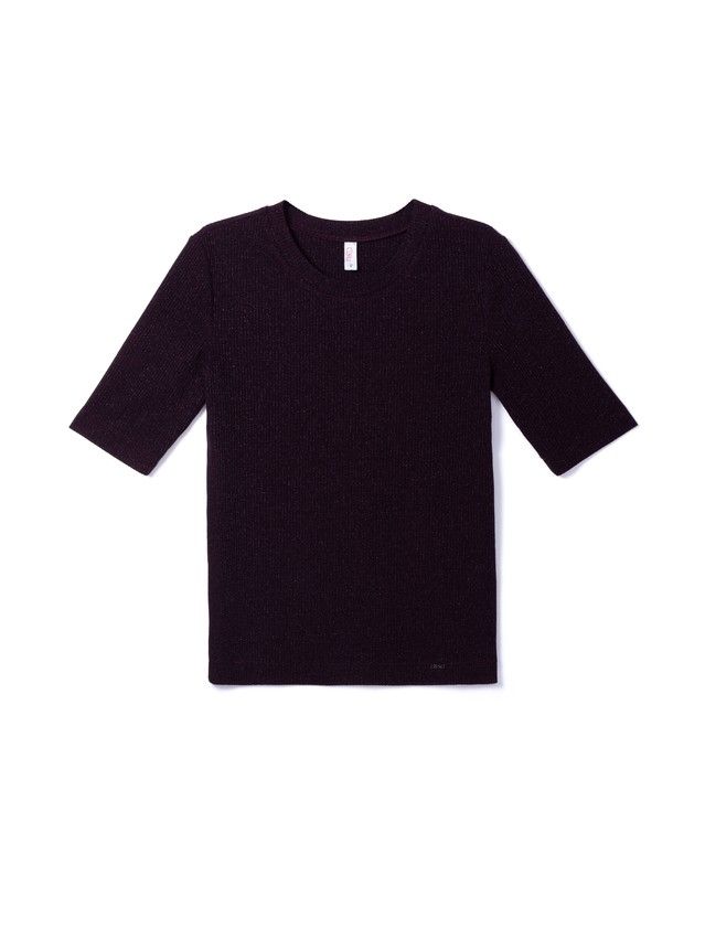 Women's polo neck shirt CONTE ELEGANT LD 855, s.170-92, bordo - 1