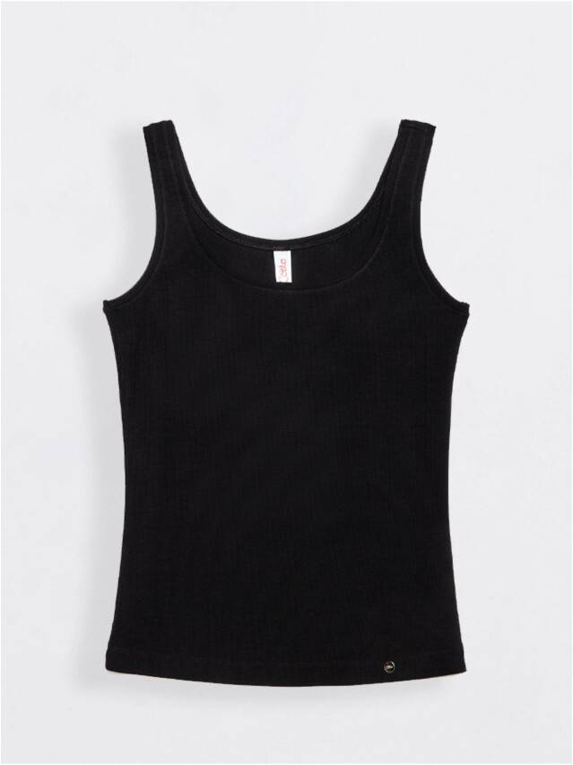 Women's polo neck shirt CONTE ELEGANT LD 932, s.170-100, black - 1