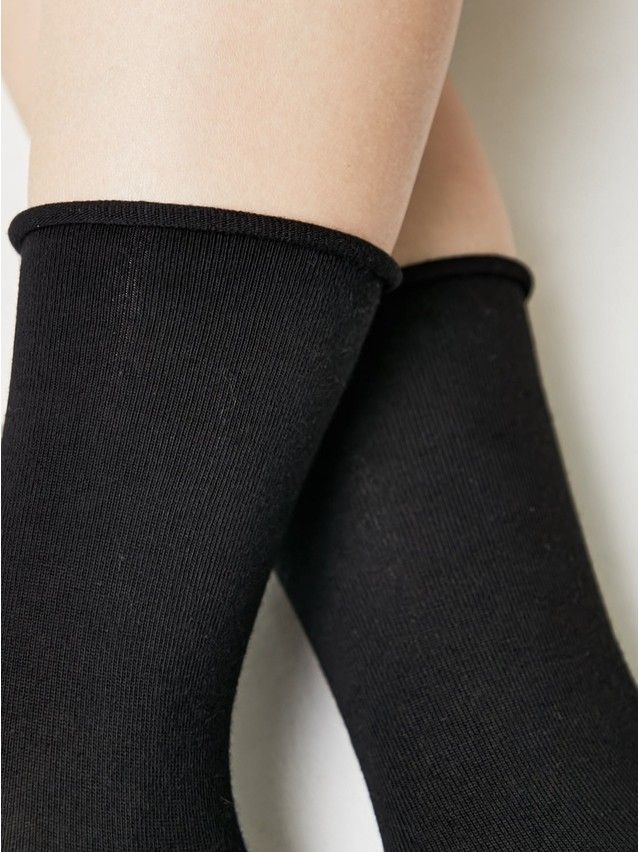 Women's cotton socks COMFORT (without elastic) 19C-101SP, rives. 36-37, 000 graphite - 4