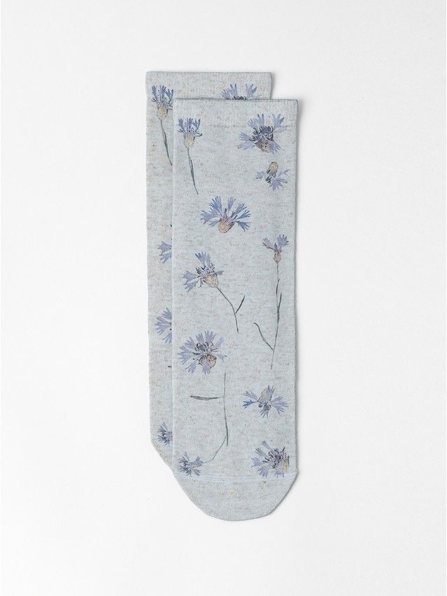 Women's socks CONTE FLOWERS, s.23-25, 1151 blue - 3