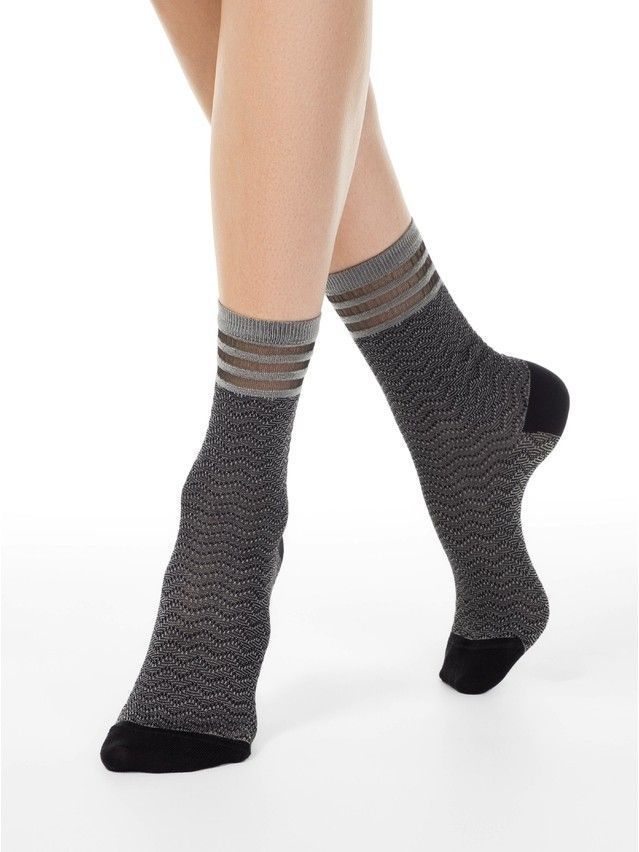 Women's socks CONTE ELEGANT FANTASY, s.23-25, 181 grey - 2