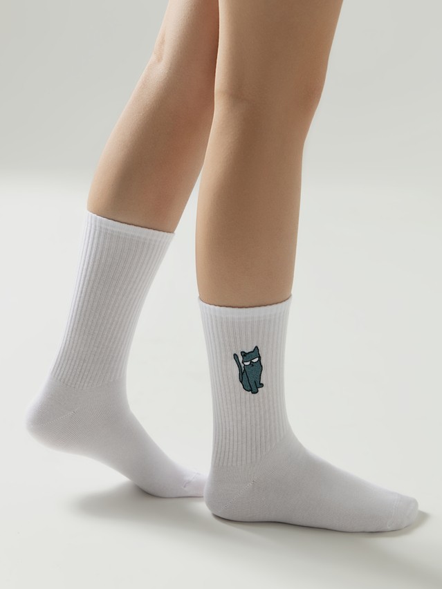 Women's socks CONTE FANTASY, s.23-25, 1120 white - 2