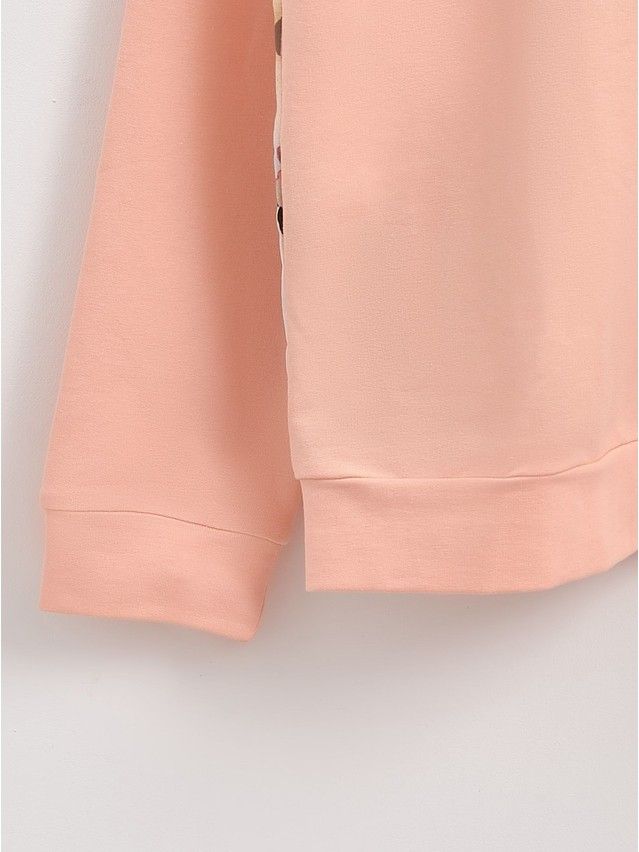 Women's polo neck shirt CONTE ELEGANT LD 704, s.158,164-100, peach - 9