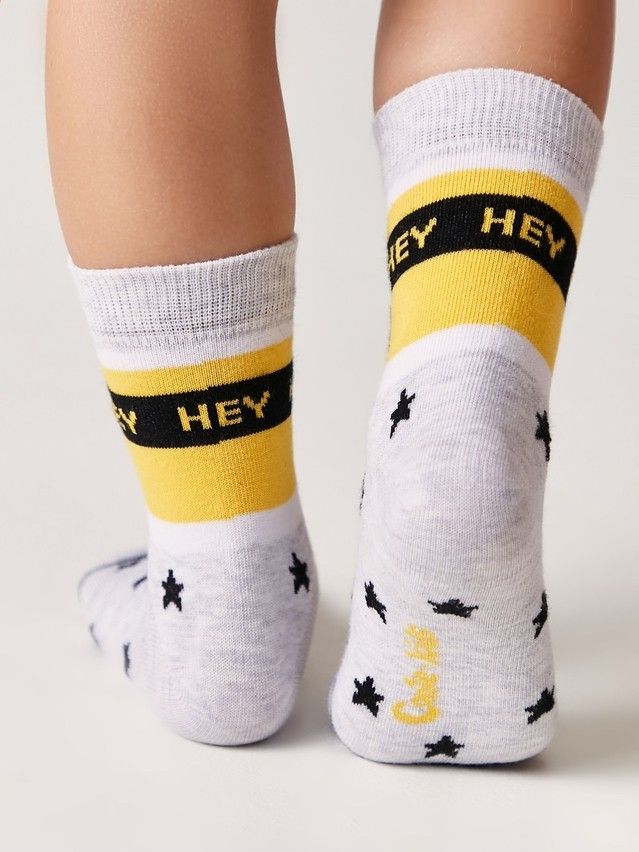 Children's socks TIP-TOP 5С-11SP, s.24-26, 501 light gray - 2