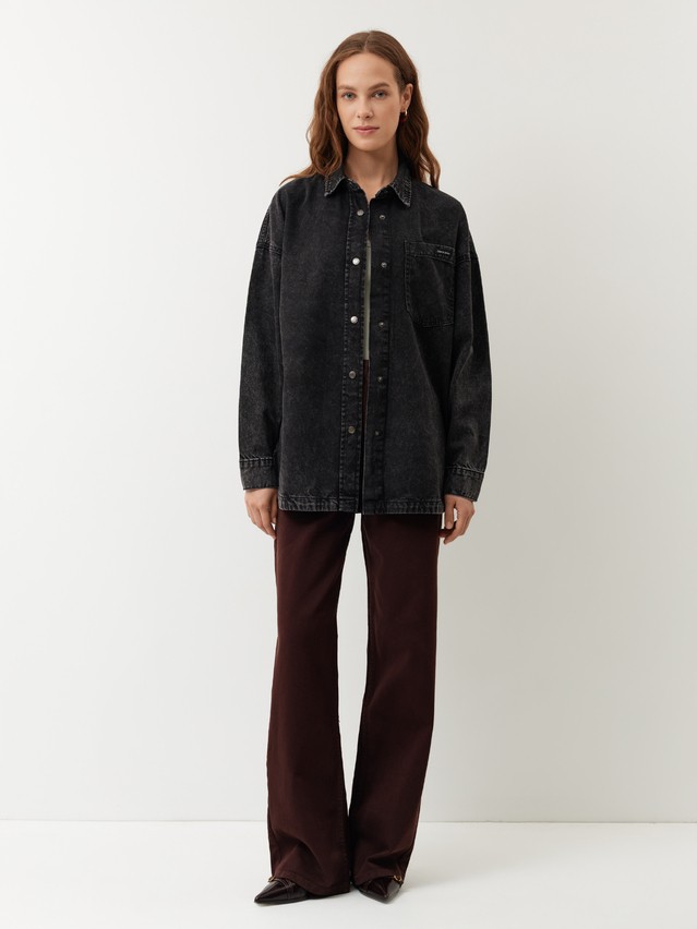 Denim windbreaker CONTE CON-984, s.170-84-90, washed black - 4