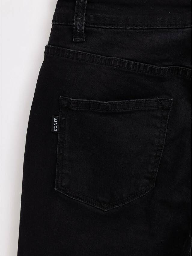 Denim trousers CONTE ELEGANT CON-441, s.170-102, washed black - 7