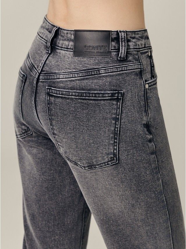 Denim trousers CONTE ELEGANT CON-682, s.170-102, grey - 9