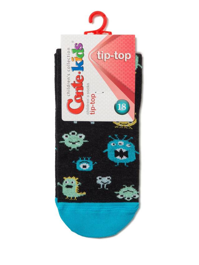 Children's socks CONTE-KIDS TIP-TOP, s.24-26, 394 black - 2