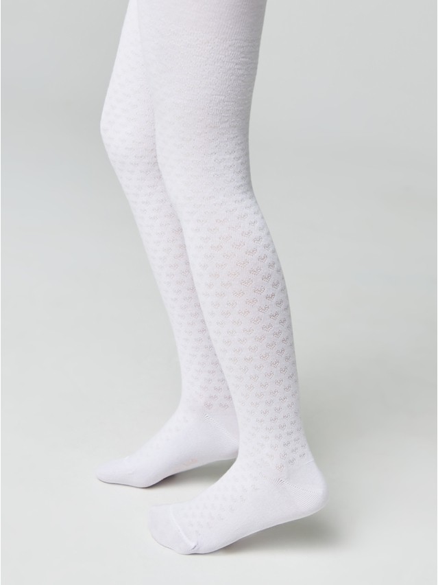 Children's tights CONTE-KIDS TIP-TOP, s.104-110 (16),362 white - 2