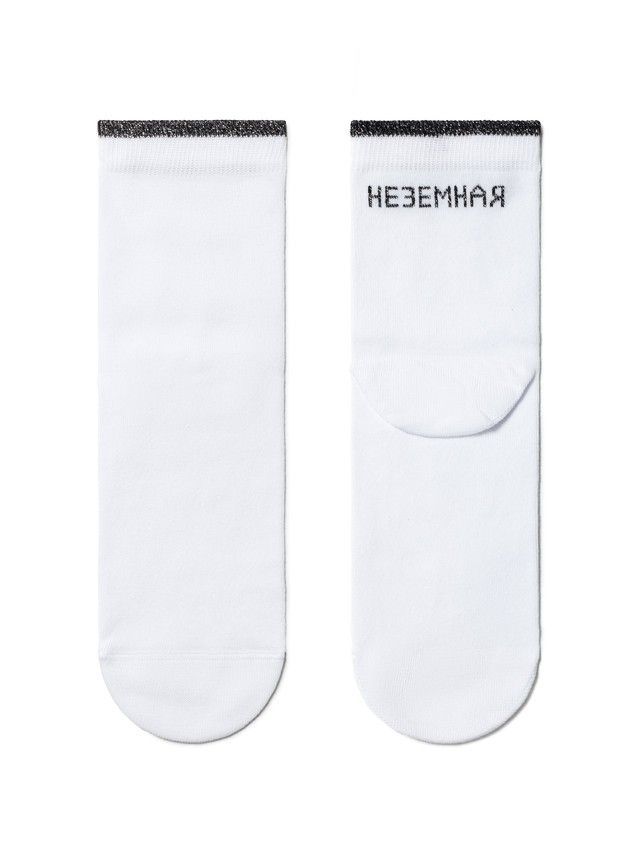 Women's cotton socks FANTASY (Lurex) 15С-21/1SP, rives. 36-37, 183 white - 3