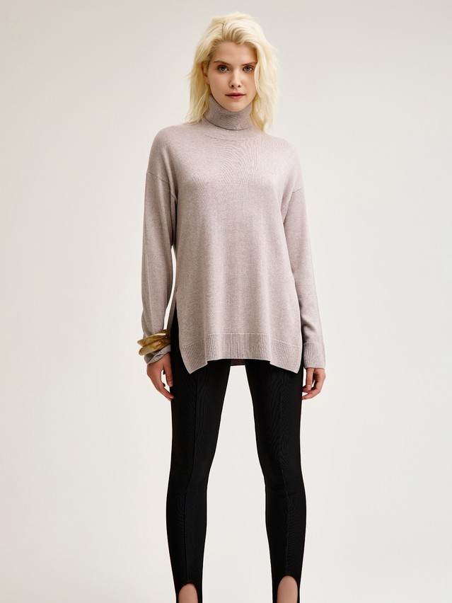 Women's pullover CONTE ELEGANT LDK24109, s.170-84, cappuccino melange - 5