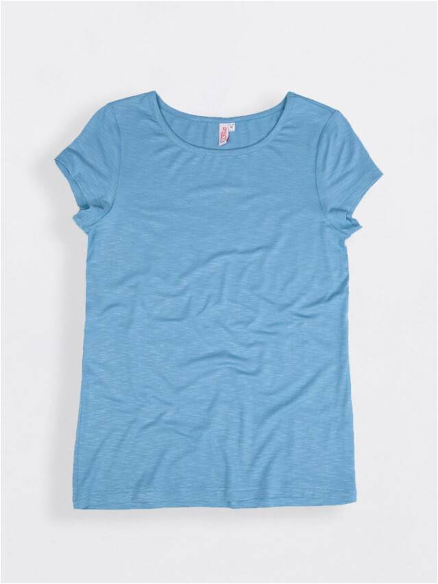 Women's polo neck shirt CONTE ELEGANT LD 510, s.158,164-100, grey-blue - 1