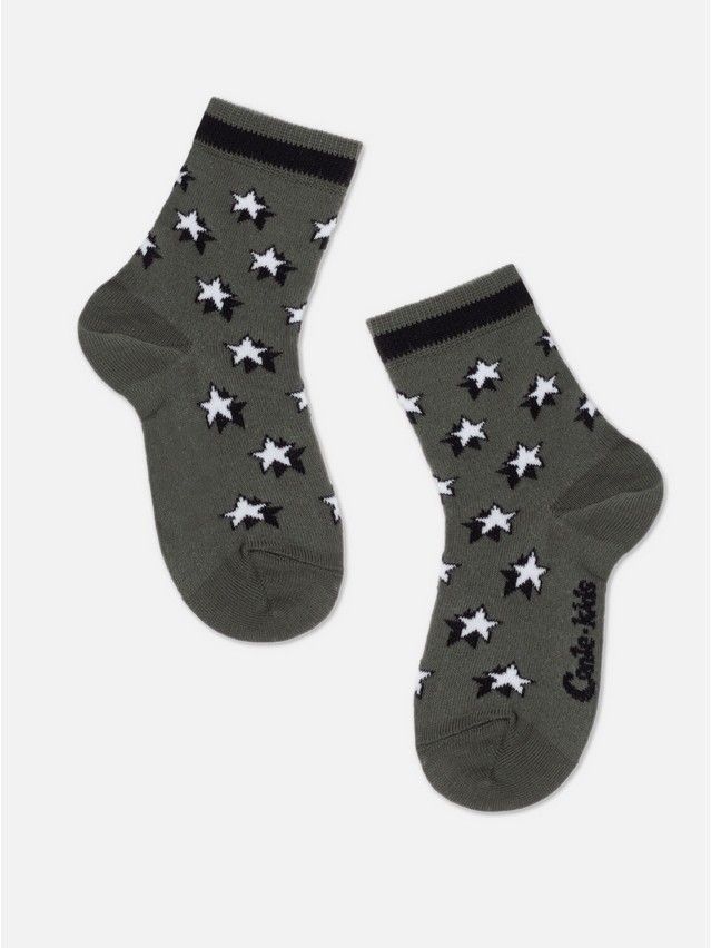 Children's socks CONTE-KIDS TIP-TOP, s.18-20, 557 khaki - 1