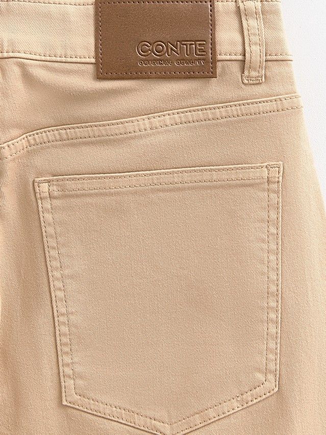 Denim trousers CONTE ELEGANT CON-767, s.170-102, camel - 10