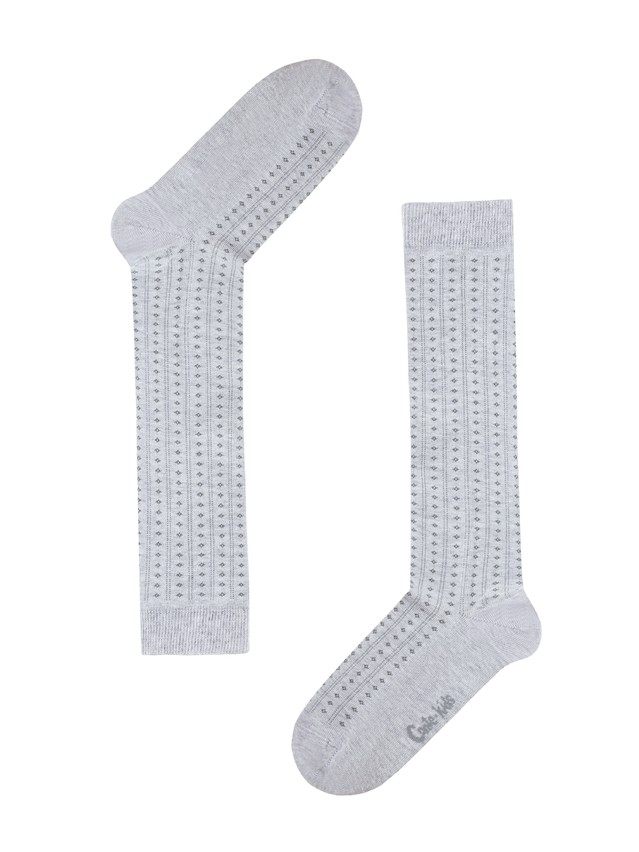 Children's knee high socks CONTE-KIDS TIP-TOP, s.18, 057 light grey - 4