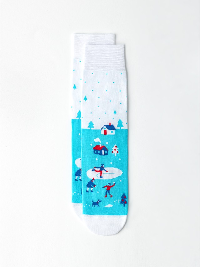 Men's socks DIWARI NEW YEAR, s.27-29, 1025 turquoise - 3