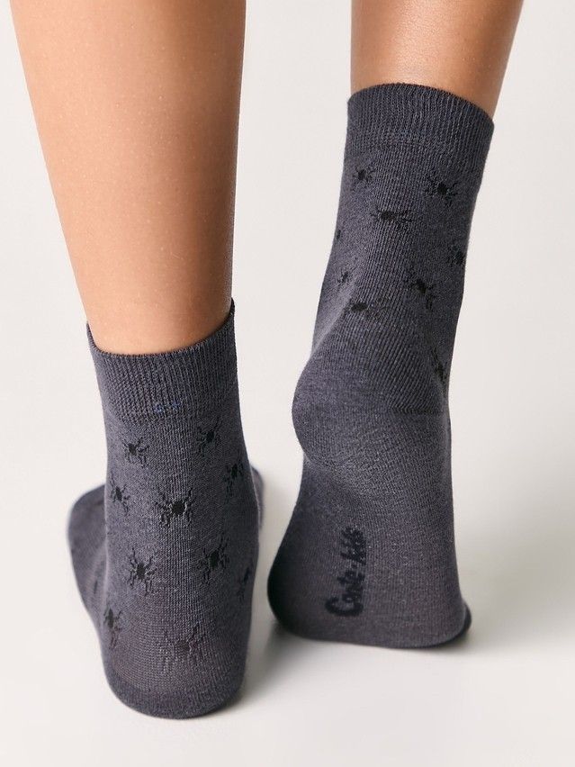 Children's socks CONTE-KIDS CLASS, s.24-26, 613 dark grey - 2