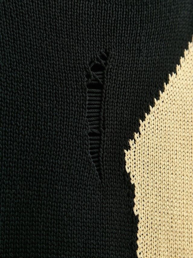 Women's pullover CONTE ELEGANT LDK2552, s.170-84, black-beige - 9