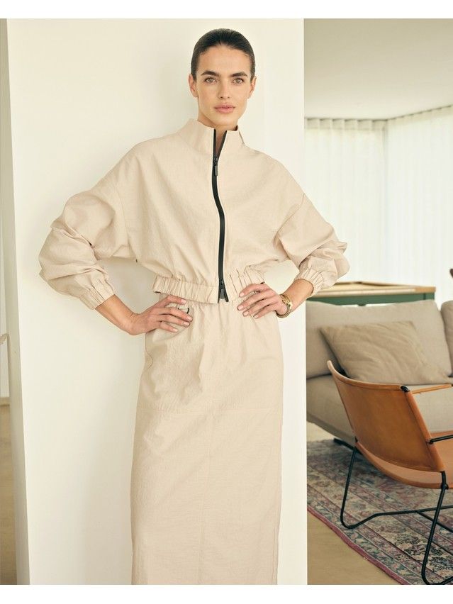 Women's skirt CONTE ELEGANT LU 2960, s.170-90, beige - 7