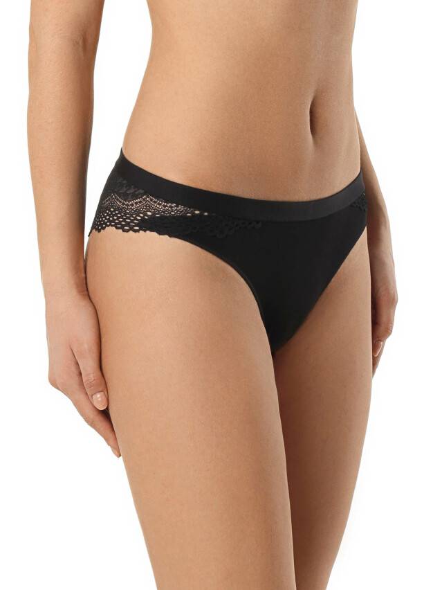 Panties for women MODERNISTA LB ​​992 (packed on mini-hanger),s.90, black - 1