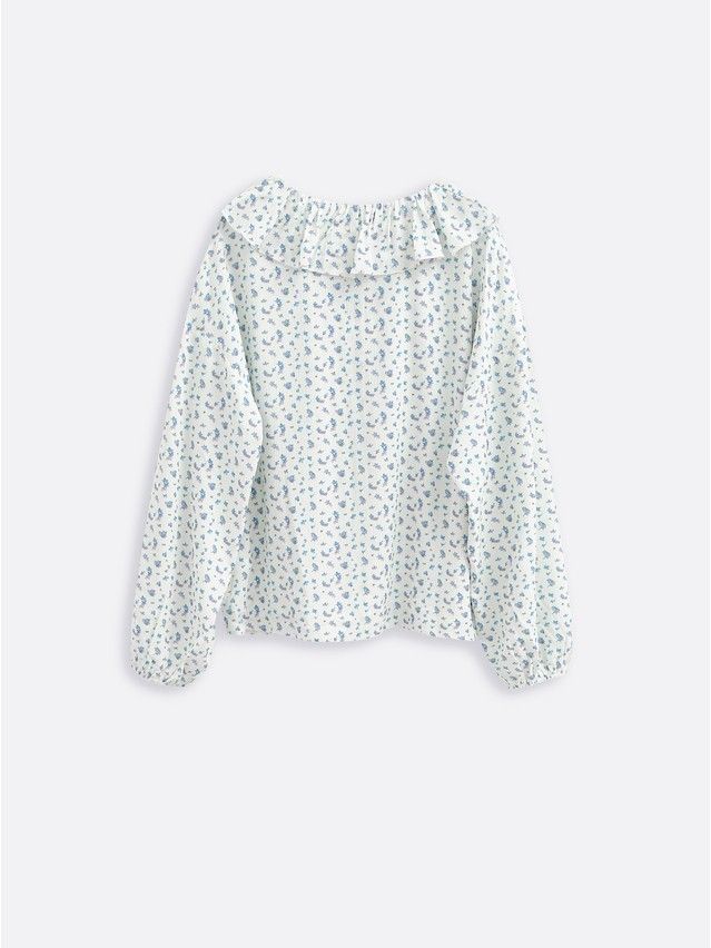 Women's blouse CONTE LBL 3477, s.170-84-90, white-flowers - 6