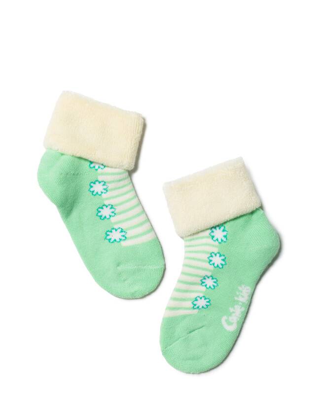 Children's socks CONTE-KIDS SOF-TIKI, s.18-20, 074 cream-light green - 1
