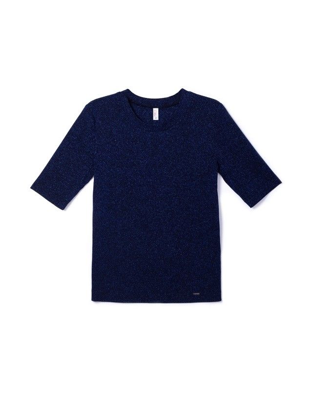 Women's polo neck shirt CONTE ELEGANT LD 855, s.170-92, marino - 1