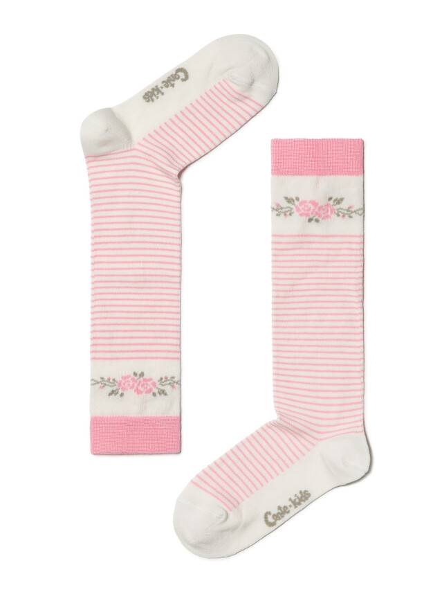 Children's knee high socks CONTE-KIDS TIP-TOP, s.27-29, 038 milky-pink - 1