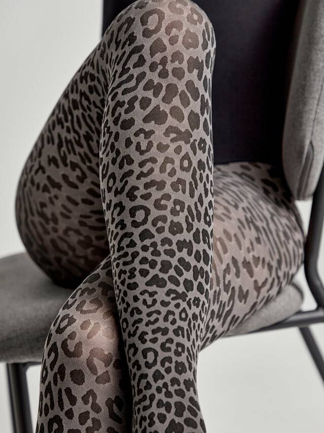 Tights for women FANTASY LEO, s.2, cacao - 2