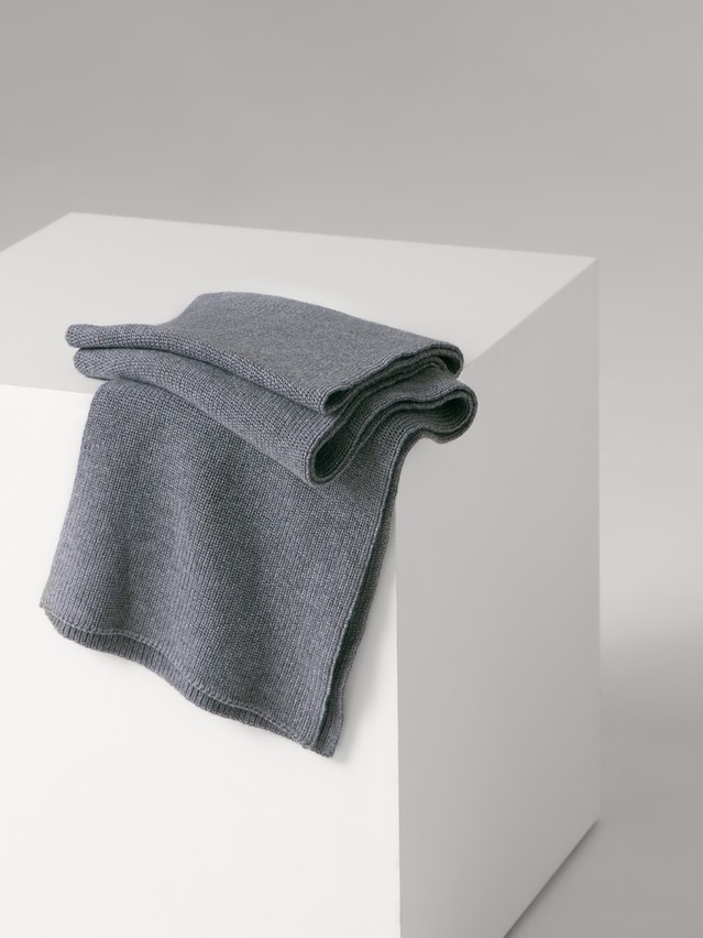 Women's scarf CONTE ELEGANT 24C-33CP, s.24*174, gray melange - 1