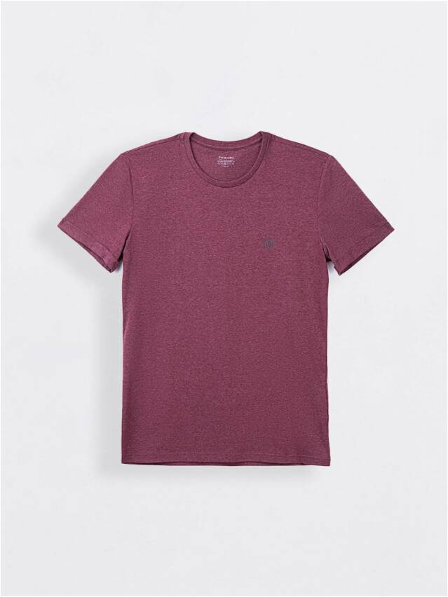 Men's polo neck shirt DiWaRi MD 751, s.182-92, wine-coloured - 1