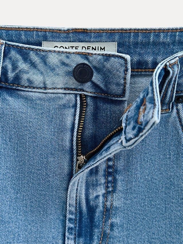 Denim skirt CONTE ELEGANT CON-804, s.170-90, light blue - 11