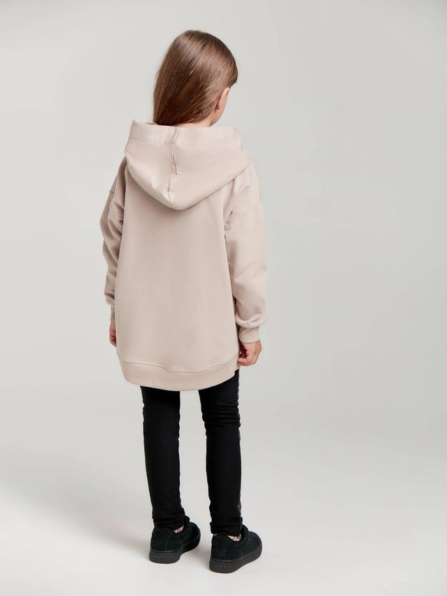 Polo neck shirt for girls CONTE ELEGANT DD 1453, s.134,140-64, light cappuccino - 2