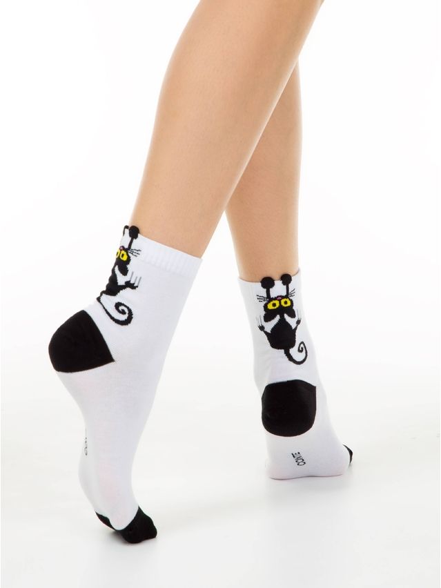 Women's socks CONTE ELEGANT CLASSIC, s.23, 233 white - 1