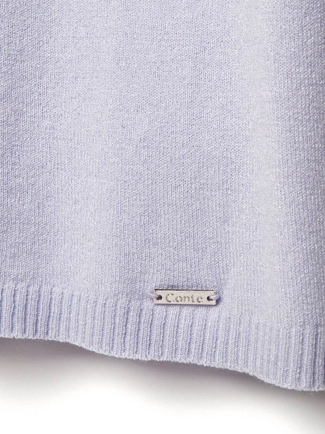 Women's polo neck shirt CONTE ELEGANT LDK044, s.170-84, lavender frost - 7