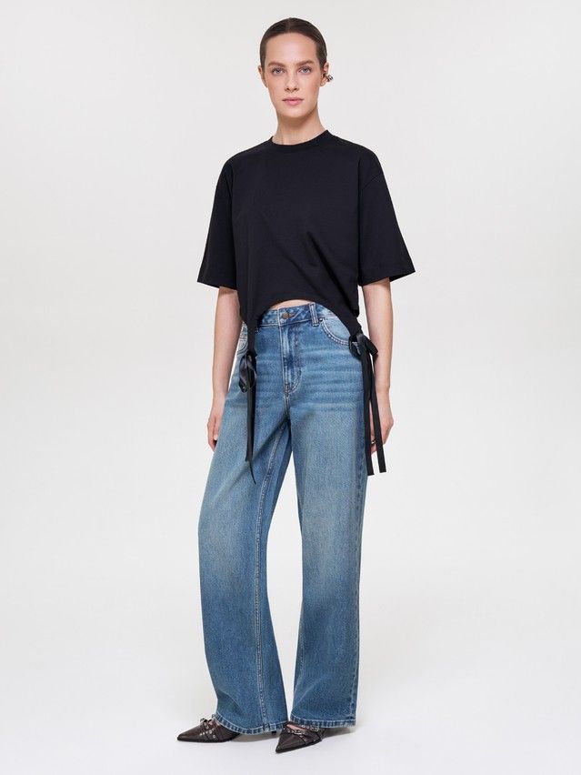 Women's polo neck shirt CONTE LD 3446, s.170-84, black - 1