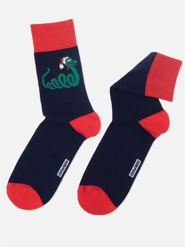 Men's socks DIWARI NEW YEAR, s.27-29, 210 navy - 1