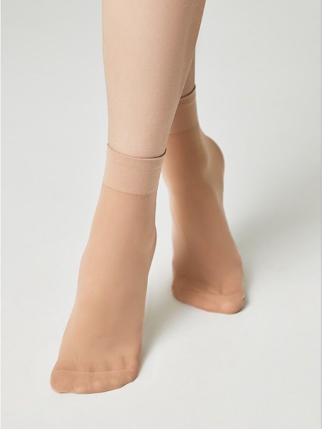 Women's socks CONTE ELEGANT TENSION SOFT 20 (1 pair),s.23-25, natural - 7