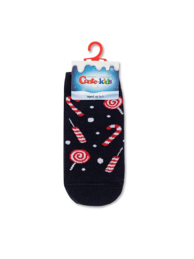 Children's socks CONTE-KIDS NEW YEAR, s.17-20, 521 navy - 2