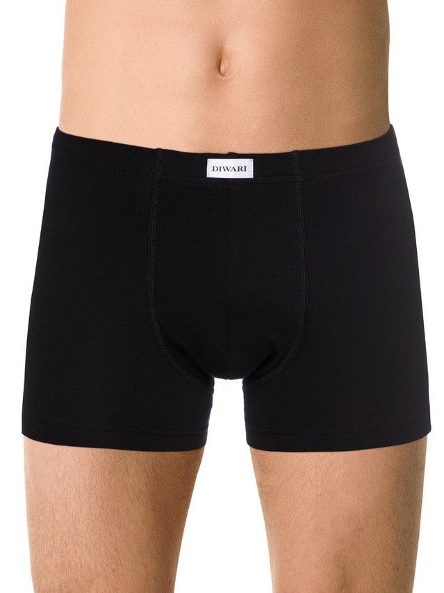 Men's underpants DiWaRi BASIC MEN MSH 2127, s.78,82, black - 1